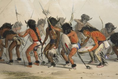 Buffalo Dance (detail), from Catlin